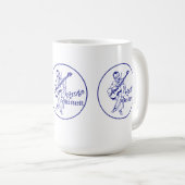 "Django Reinhardt" Tekening Logo Koffiemok (Voorkant rechts)