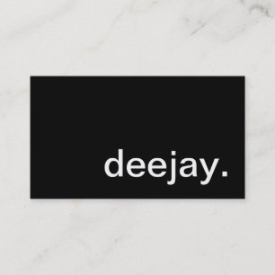 Djay. (aanpasbare kleur) visitekaartje