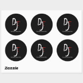 DJE Logo Sticker (6 stuks) (Vel)
