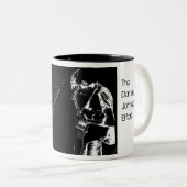 DJE-Mok Tweekleurige Koffiemok (Voorkant rechts)