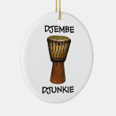 DJEMBE #2 kerstversiering Keramisch Ornament (Rechts)