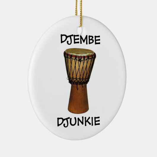 DJEMBE #2 kerstversiering Keramisch Ornament (Rechts)