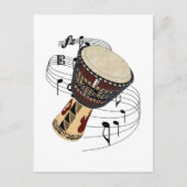 Djembe Briefkaart (Voorkant)
