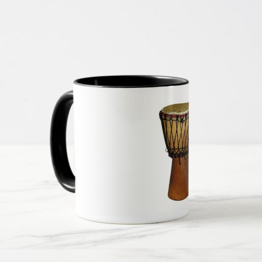 DJEMBE DJUNKIE mok (Voorkant links)