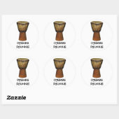 DJEMBE DJUNKIE STICKERS (Vel)