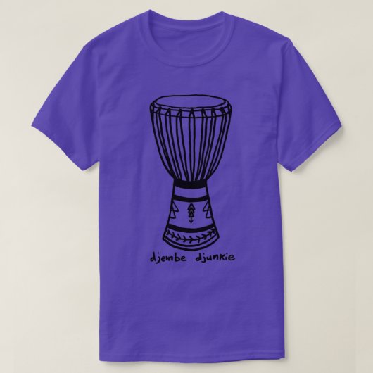 djembe djunkie t-shirt (Design voorkant)
