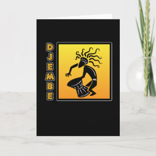 Djembe Drum African Bongo Congas Music Kaart