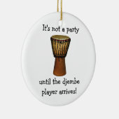 DJEMBE kerstversiering Keramisch Ornament (Rechts)