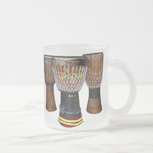 Djembe-Mok Matglas Koffiemok (Rechts)