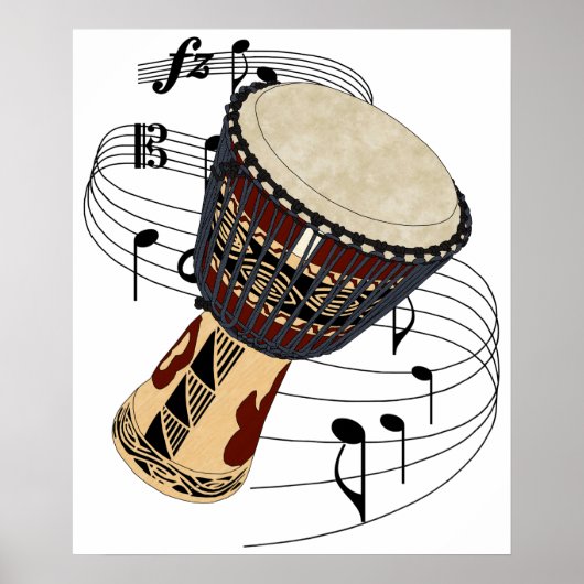 Djembe Poster (Voorkant)