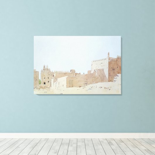 Djenne Canvas Afdruk (Insitu (Houten vloer))