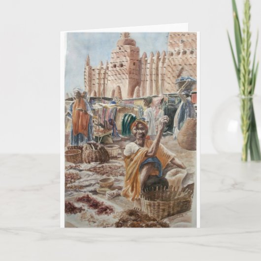 Djenne Marché Kaart (Voorkant)