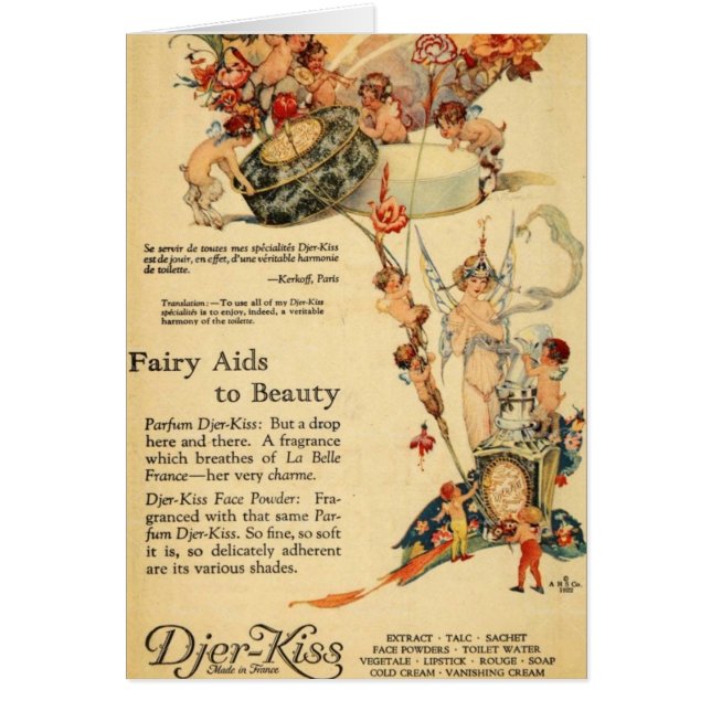 Djer Fairy Aid Franse parfum (Voorkant)