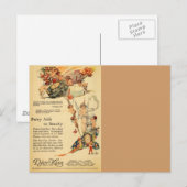 Djer Fairy Aid Franse parfum Briefkaart (Voorkant / Achterkant)