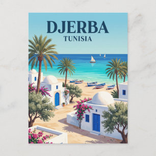 Djerba-eiland Tunesië Briefkaart