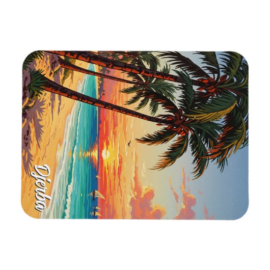 Djerba Island Tunesië Travel Briefkaart Magneet (Horizontaal)