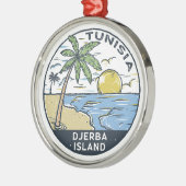 Djerba Tunesië  embleem Metalen Ornament (Links)