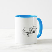 DJI Mavic Pro quadcopter Mok (Voorkant rechts)