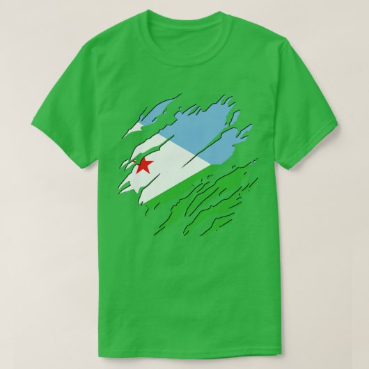 Djibouti Altijd T-shirt (Design voorkant)