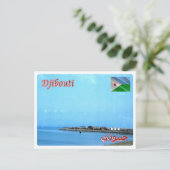 Djibouti - Aral Plage - Briefkaart (Staand voorkant)