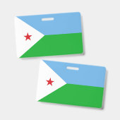 Djibouti Badge (Voor- en achterkant)