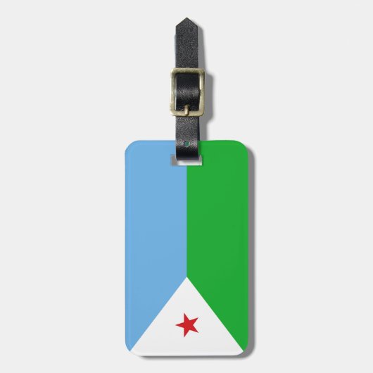 Djibouti Bagagelabel (Voorkant verticaal)