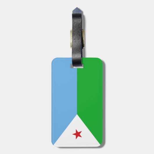Djibouti Bagagelabel (Achterkant verticaal)