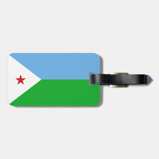 Djibouti Bagagelabel (Achterkant horizontaal)