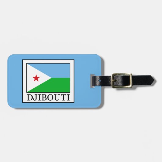 Djibouti Bagagelabel (Voorkant horizontaal)