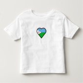 Djibouti Cutie Toddler T-Shirt (Voorkant)