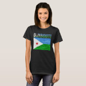 Djibouti  Djiboutian Flag T-shirt (Voorkant volledig)