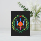 djibouti embleem briefkaart (Staand voorkant)