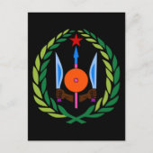 djibouti embleem briefkaart (Voorkant)