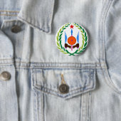 djibouti emblem ronde button 5,7 cm (In situ)