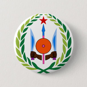 djibouti emblem ronde button 5,7 cm