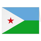 Djibouti Flag (Voorkant Horizontaal)