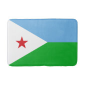 Djibouti Flag Badmat (Voorkant)