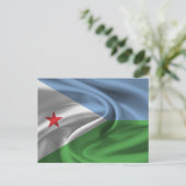 Djibouti Flag Briefkaart (Staand voorkant)