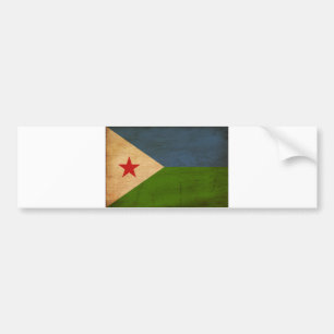Djibouti Flag Bumpersticker