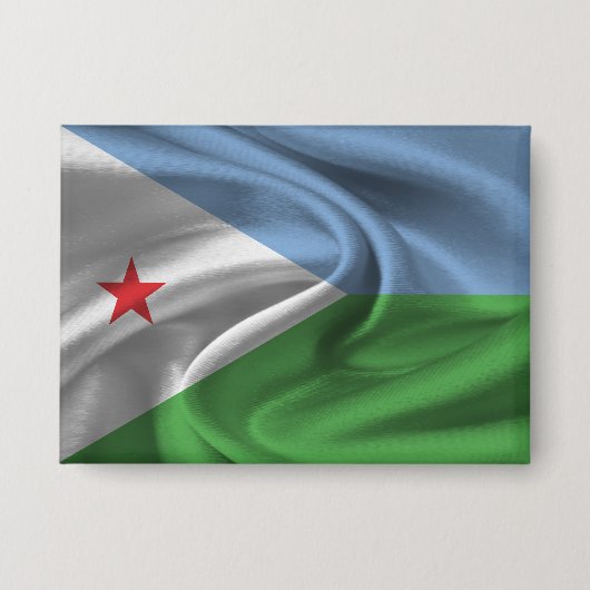 Djibouti Flag Button (Voorkant)