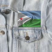 Djibouti Flag Button (Insitu)