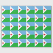 Djibouti Flag Cadeaupapier (Vlak)