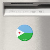 Djibouti Flag Charming Patriotic Magneet (Insitu (Vaatwasser))