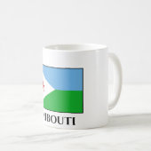 Djibouti Flag Koffiemok (Voorkant rechts)