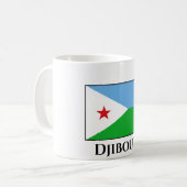 Djibouti Flag Koffiemok (Voorkant links)