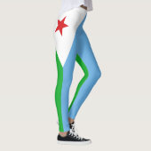 Djibouti Flag Leggings (Rechts)