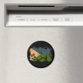 Djibouti Flag Magneet (Insitu (Vaatwasser))