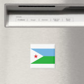 Djibouti Flag Magneet (Insitu (Vaatwasser))