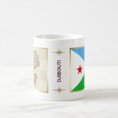 Djibouti Flag + Map Mok (Center)