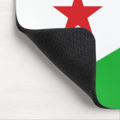 Djibouti Flag Muismat (Hoek)